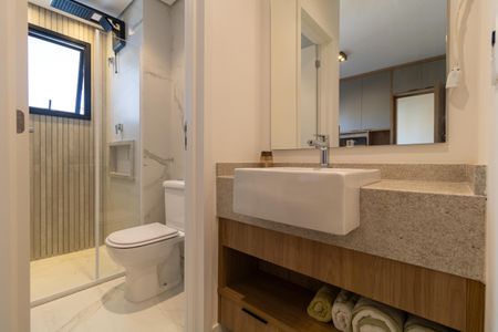 Apartamento para alugar com 43m², 1 quarto e 1 vagaBanheiro da Suíte