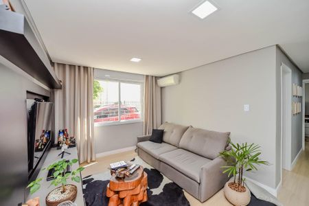 Sala de apartamento à venda com 3 quartos, 78m² em São Sebastião, Porto Alegre