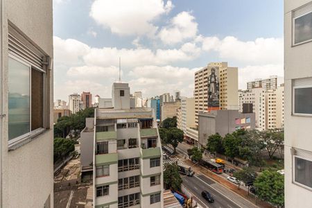 Vista da Sala de apartamento à venda com 2 quartos, 63m² em Higienópolis, São Paulo
