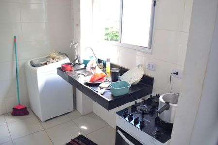 Cozinha de apartamento para alugar com 2 quartos, 50m² em Chácaras Hipica, Ribeirão Preto