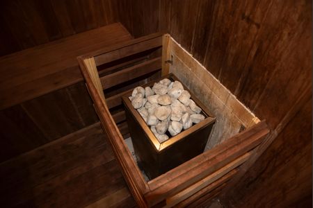 Apartamento para alugar com 72m², 1 quarto e 2 vagasÁrea comum - Sauna