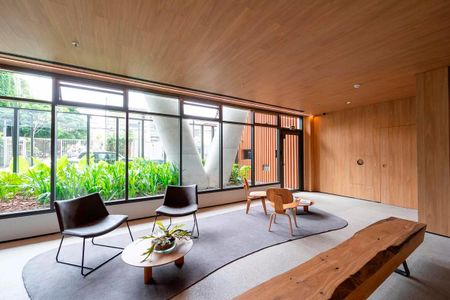 Studio à venda com 26m², 1 quarto e sem vagaHall social