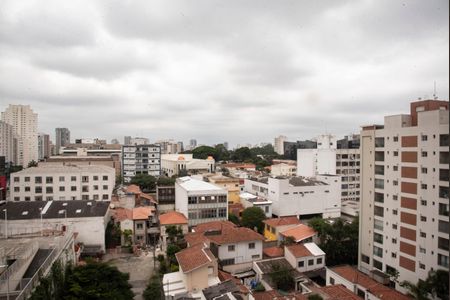 Vista da Varanda de kitnet/studio à venda com 1 quarto, 26m² em Vila Clementino, São Paulo