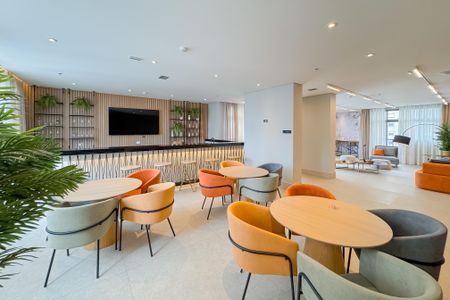 Studio à venda com 27m², 1 quarto e sem vagaSalão de Festas