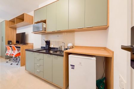 Studio à venda com 27m², 1 quarto e sem vagaCozinha