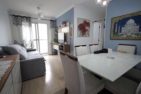 Sala de apartamento à venda com 3 quartos, 59m² em Vila Valparaíso, Santo André