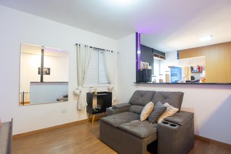 Sala de apartamento à venda com 1 quarto, 65m² em Vila Carmosina, São Paulo