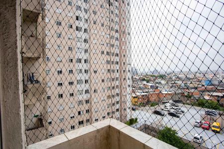 Varanda da Sala de apartamento à venda com 2 quartos, 58m² em Campanário, Diadema