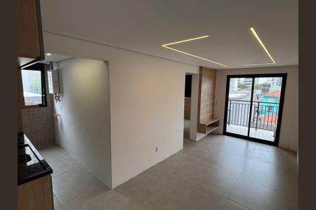 Sala de apartamento à venda com 2 quartos, 49m² em Jardim, Santo André