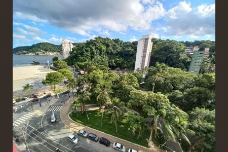 Vista da Sala de apartamento para alugar com 1 quarto, 62m² em Centro, São Vicente