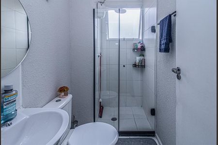 banheiro social_2 de apartamento para alugar com 2 quartos, 42m² em Parque Bristol, São Paulo