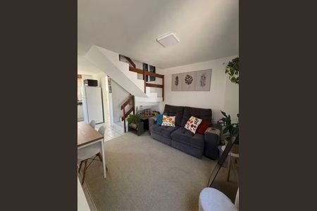 Sala  de casa de condomínio para alugar com 3 quartos, 69m² em Vargem Grande, Florianópolis