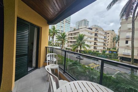 varanda  de apartamento para alugar com 2 quartos, 84m² em Jardim Belmar, Guarujá
