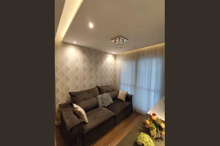 Sala de apartamento à venda com 3 quartos, 70m² em Campestre, Santo André