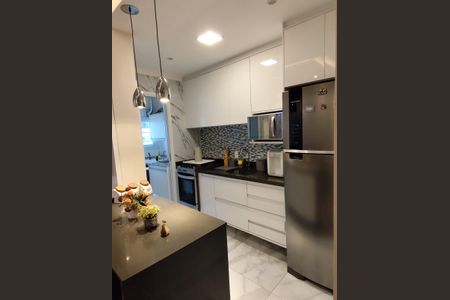 Cozinha de apartamento à venda com 3 quartos, 70m² em Campestre, Santo André