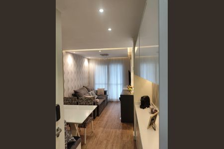 Sala de apartamento à venda com 3 quartos, 70m² em Campestre, Santo André