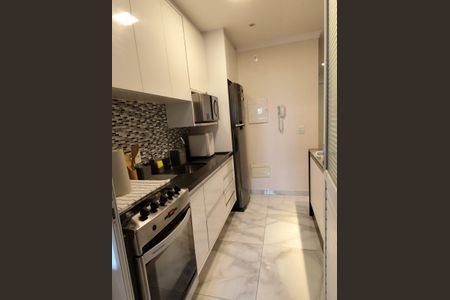 Cozinha de apartamento à venda com 3 quartos, 70m² em Campestre, Santo André