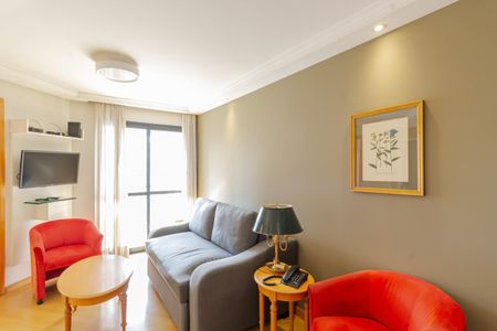 Sala de apartamento para alugar com 2 quartos, 56m² em Indianópolis, São Paulo