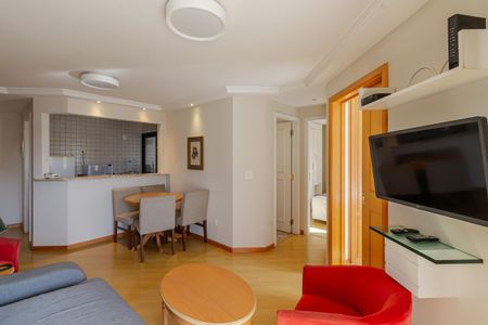 Sala de apartamento para alugar com 2 quartos, 56m² em Indianópolis, São Paulo