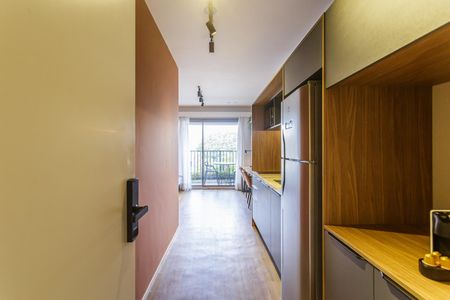 Sala de apartamento à venda com 1 quarto, 43m² em Indianópolis, São Paulo