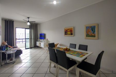 Sala de apartamento para alugar com 2 quartos, 91m² em Guilhermina, Praia Grande