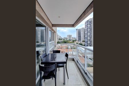 Varanda da Sala de apartamento para alugar com 1 quarto, 35m² em Vila Mariana, São Paulo