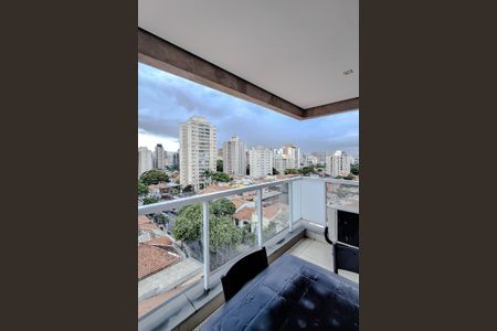 Varanda da Sala de apartamento para alugar com 1 quarto, 35m² em Vila Mariana, São Paulo
