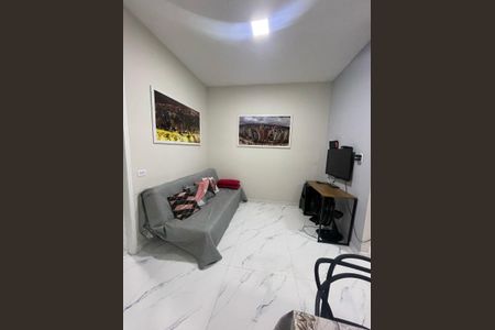 Sala de apartamento para alugar com 2 quartos, 55m² em Centro, São Vicente