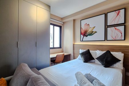 Studio para alugar com 27m², 1 quarto e sem vagaQuarto