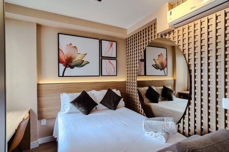 Studio para alugar com 27m², 1 quarto e sem vagaQuarto