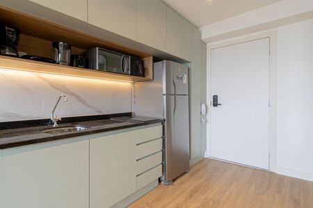 Studio para alugar com 25m², 1 quarto e sem vaga Studio para alugar com 25m², 1 quarto e sem vagaCozinha