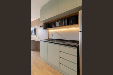 Studio para alugar com 25m², 1 quarto e sem vaga Studio para alugar com 25m², 1 quarto e sem vagaCozinha