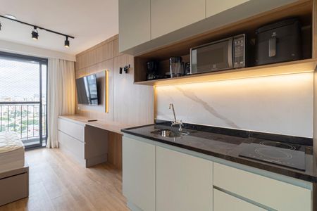 Studio para alugar com 25m², 1 quarto e sem vaga Studio para alugar com 25m², 1 quarto e sem vagaCozinha