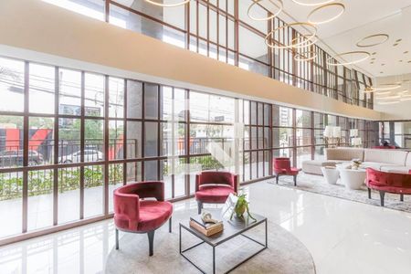 Studio para alugar com 25m², 1 quarto e sem vaga Studio para alugar com 25m², 1 quarto e sem vagaÁrea comum - Hall Social