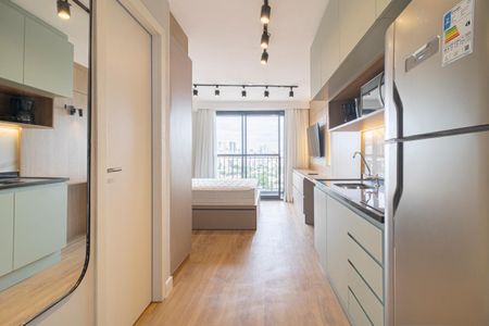 Studio para alugar com 25m², 1 quarto e sem vaga Studio para alugar com 25m², 1 quarto e sem vagaCozinha