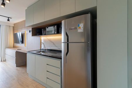 Studio para alugar com 25m², 1 quarto e sem vaga Studio para alugar com 25m², 1 quarto e sem vagaCozinha