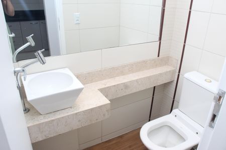 Lavabo de apartamento para alugar com 1 quarto, 62m² em Jardim Goiás, Goiânia