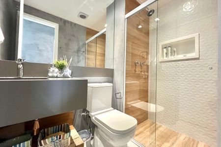 Apartamento à venda com 73m², 2 quartos e 2 vagas Apartamento à venda com 73m², 2 quartos e 2 vagasBanheiro Corredor