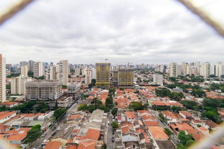 Sala - Vista de apartamento à venda com 1 quarto, 47m² em Brooklin, São Paulo