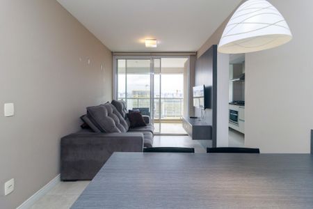 Sala de apartamento à venda com 1 quarto, 47m² em Brooklin, São Paulo