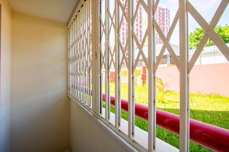 Varanda da sala de apartamento para alugar com 2 quartos, 55m² em Jardim do Estádio, Santo André