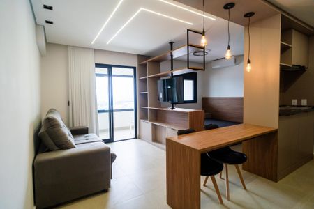 Sala de apartamento para alugar com 1 quarto, 51m² em Parque Campolim, Sorocaba