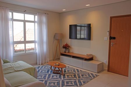 Sala de apartamento para alugar com 2 quartos, 96m² em Campo Grande, Santos