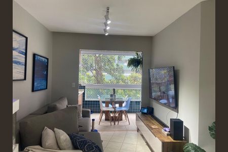 Sala de apartamento para alugar com 2 quartos, 80m² em Canto do Forte, Praia Grande