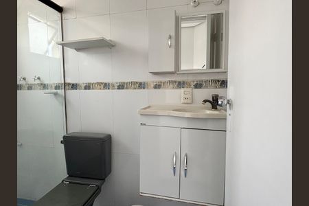Banheiro Social de apartamento à venda com 1 quarto, 30m² em Mirandópolis, São Paulo