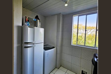 Cozinha de apartamento para alugar com 2 quartos, 45m² em Vila Nova, Porto Alegre