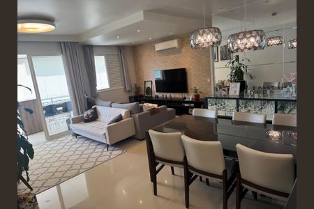 Sala de apartamento à venda com 2 quartos, 100m² em Tamboré, Santana de Parnaíba