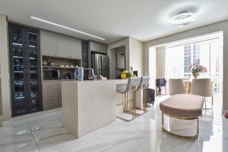 Sala de apartamento à venda com 2 quartos, 65m² em Liberdade, São Paulo
