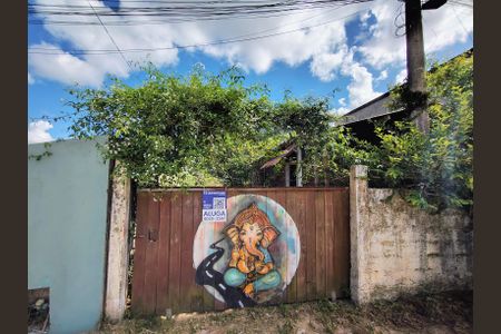 Casa para alugar com 36m², 1 quarto e 1 vagaFachada rua