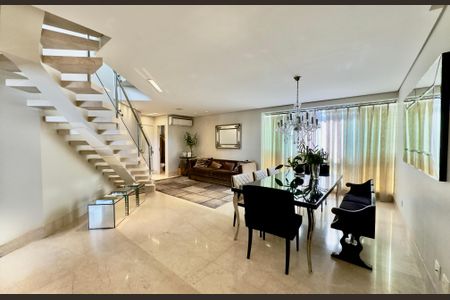 Sala de apartamento à venda com 4 quartos, 276m² em Funcionários, Belo Horizonte